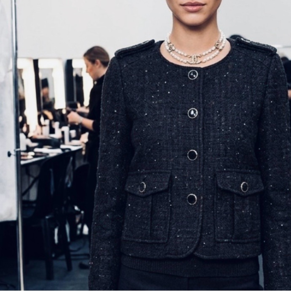 Black Military Blazer Jacket
